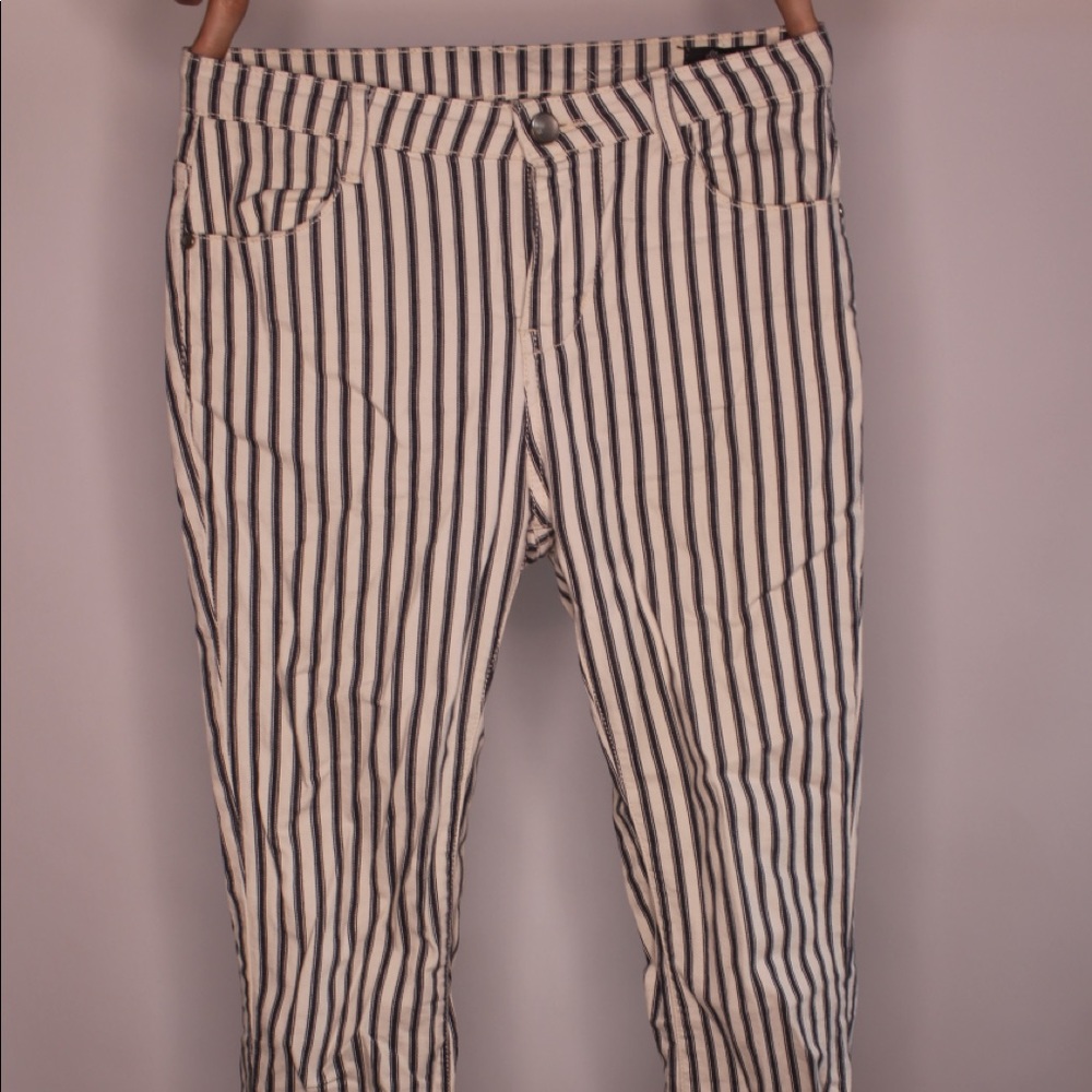 TRF striped jeans